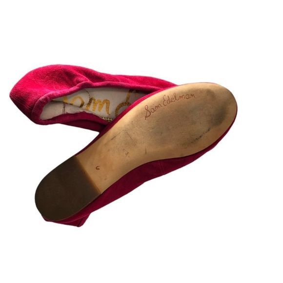 Sam Edelman Felicia Flat in Pink Suede Sz 6M. - Picture 11 of 13